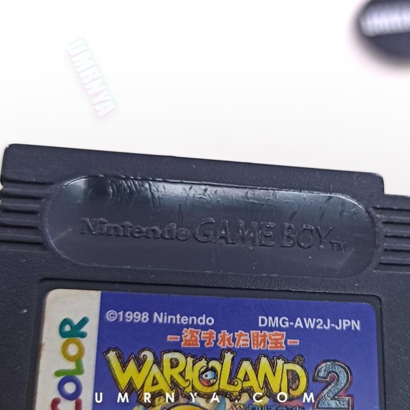 Kaset Original Wario land 2 II Mario Nintendo warioland Gameboy GBC GBA SP Cartridge