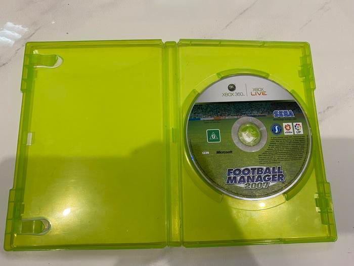 Xbox 360 Football Manager 2007 CD DVD BD Ori Region PAL Original RARE