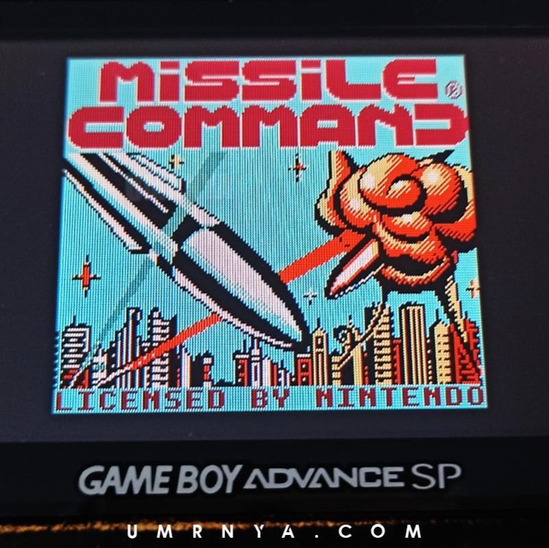 Kaset Original Missile Command 1999 Rumble Nintendo Gameboy Color GBA