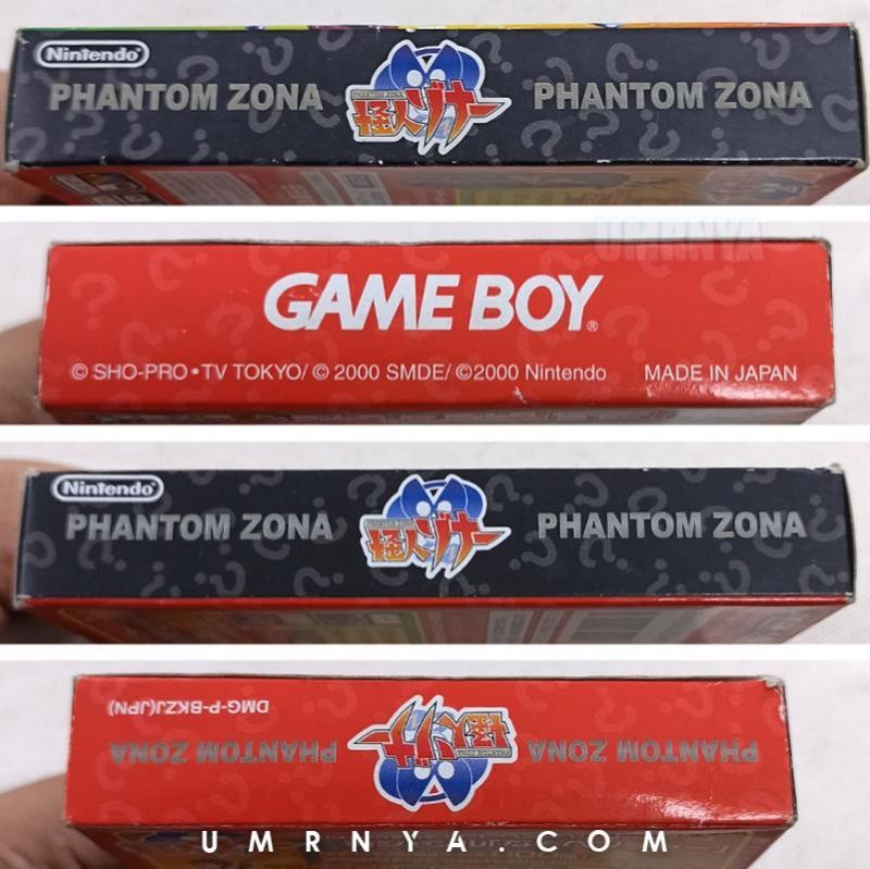 Kaset Original Phantom Zona / Kaijin Zona Gameboy Nintendo Game boy Color GBC GBA SP Cartridge CIB B