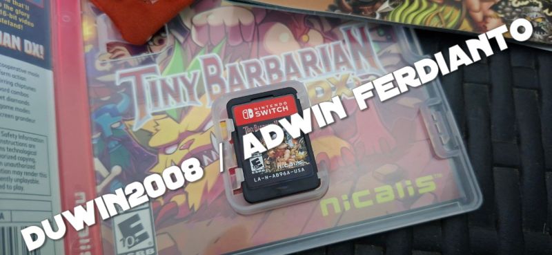 Nintendo Switch - Tiny Barbarian DX + Pouch & Keychain