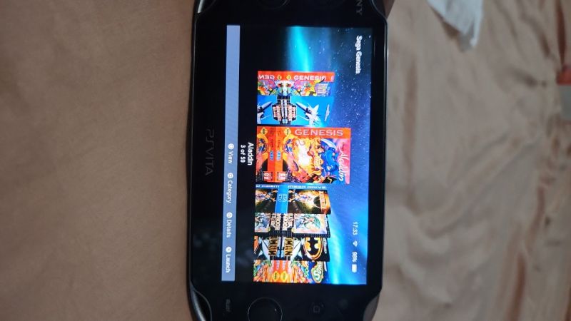 PS VITA OLED HITAM CFW