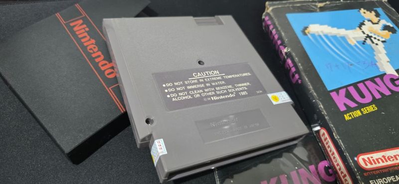 Kaset Original Nintendo NES KUNG FU European Version Fullset
