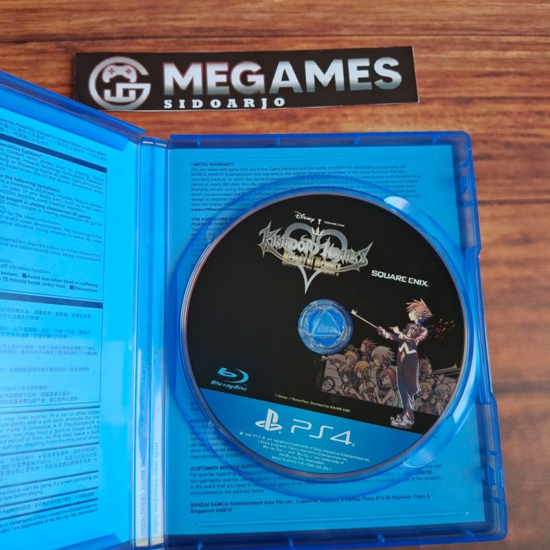Kaset BD PS4 Kingdom Hearts Melody Of Memory - Second/Bekas