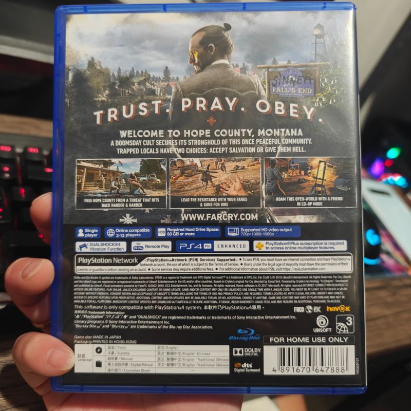 Hybrid Auction PS4 Game Farcry 5