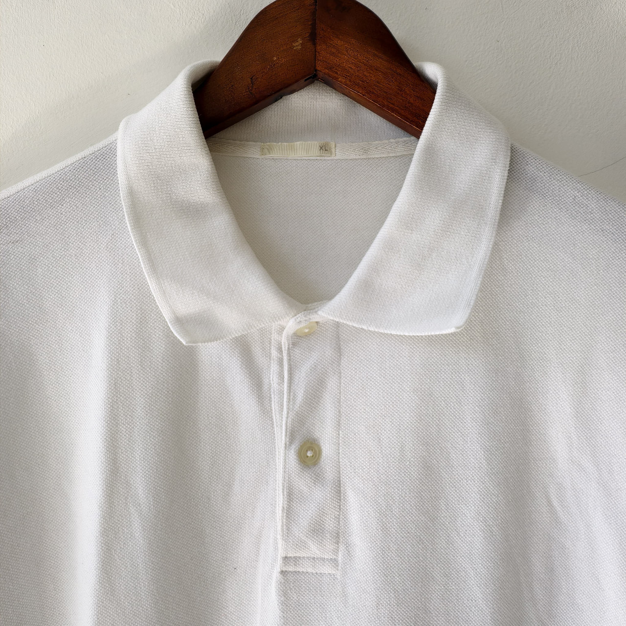 UNIQLO GU KAOS Kerah Polo Putih white