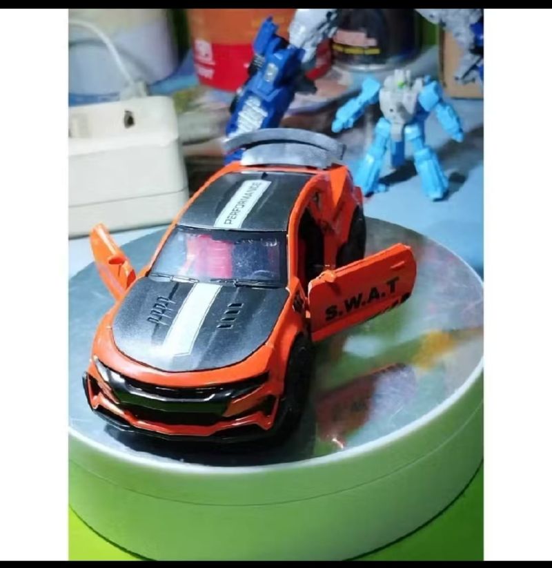 diecast chevrolet camaro SWAT decall skala 1;36