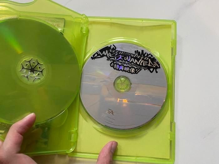 Xbox 360 Need For Speed Most Wanted NFS CD DVD BD Ori Region NTSC-J 2005 Black Box Original RARE lan