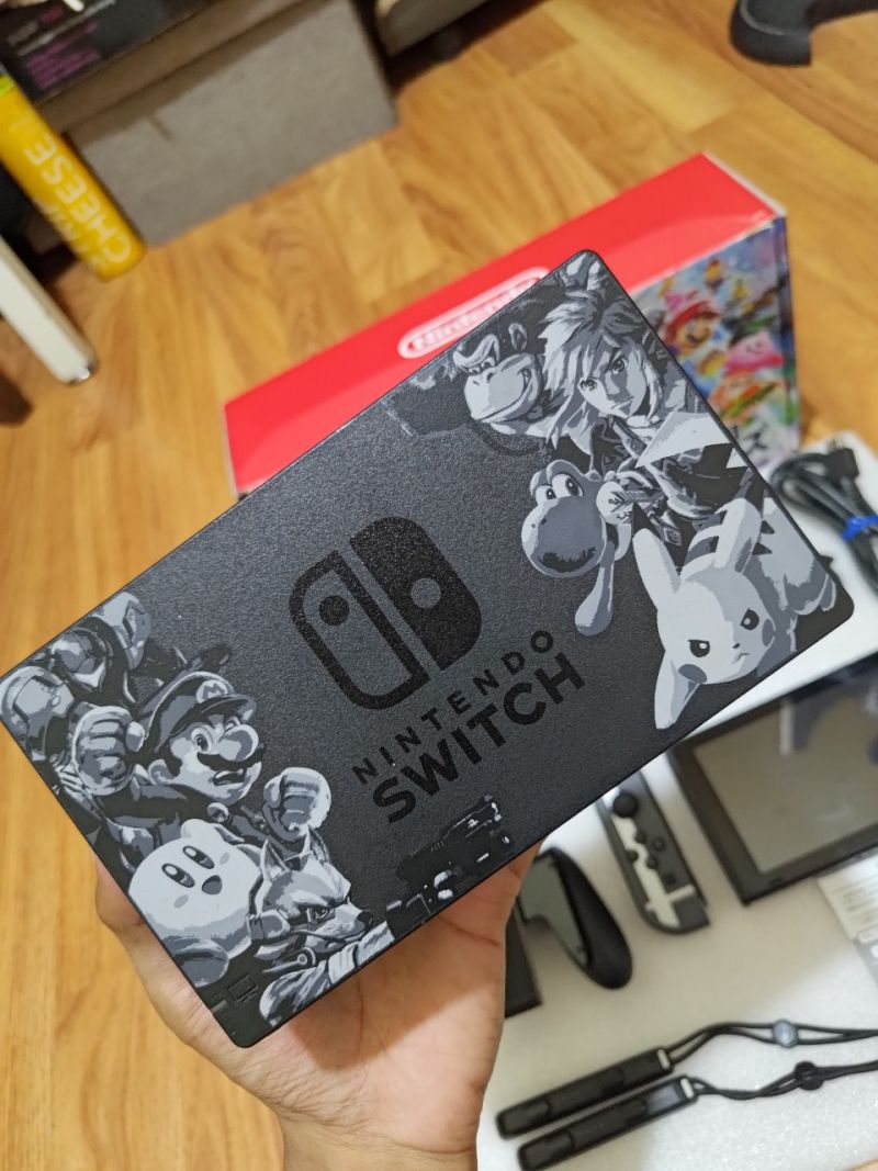 Nintendo Switch Super Smash Bros. Ultimate Limited Edition console OFW [Fullset] RARE ITEM!!