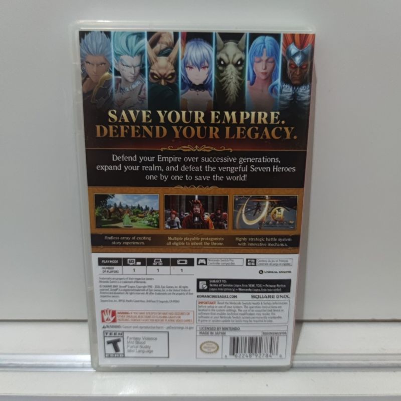 Romancing saga 2 revenge of the seven Pure US