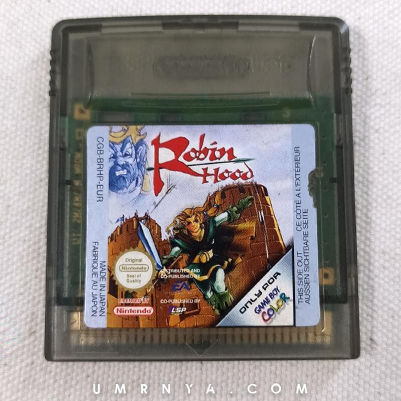 Kaset Gameboy Robin Hood Original Nintendo Game boy DMG Color GBC GBA Zelda Archer