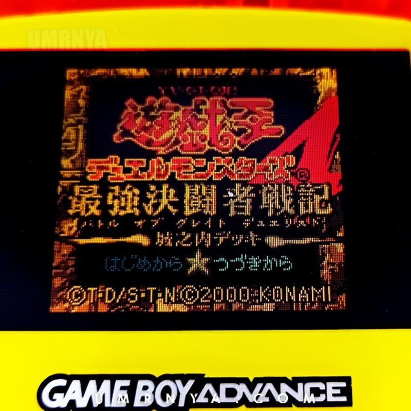 Kaset Yu Gi Oh! Duel Monsters 4 Jonouchi Deck Nintendo Gameboy Color GBC Yugi Yu-gi GBA SP