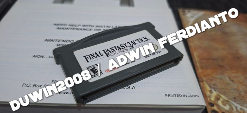 Nintendo GBA Game Boy Advance - Final Fantasy Tactics