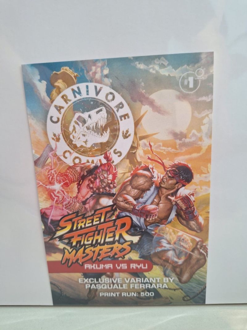 Street Fighter Akuma vs Ryu - Exclusive VIRGIN COVER Limited to 500 with COA