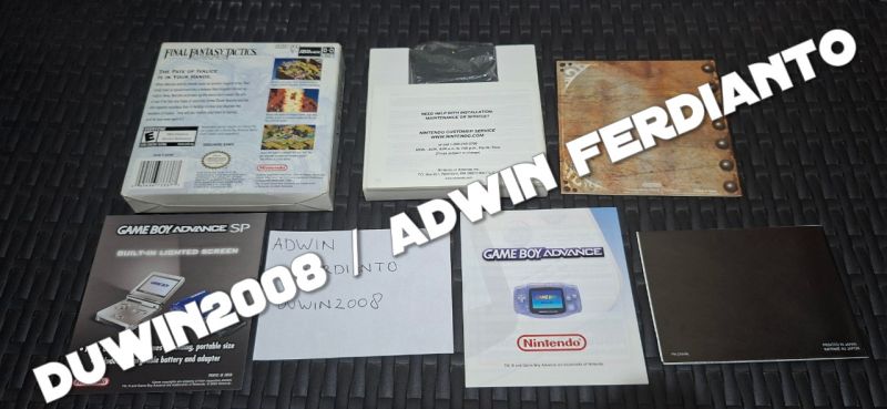 Nintendo GBA Game Boy Advance - Final Fantasy Tactics