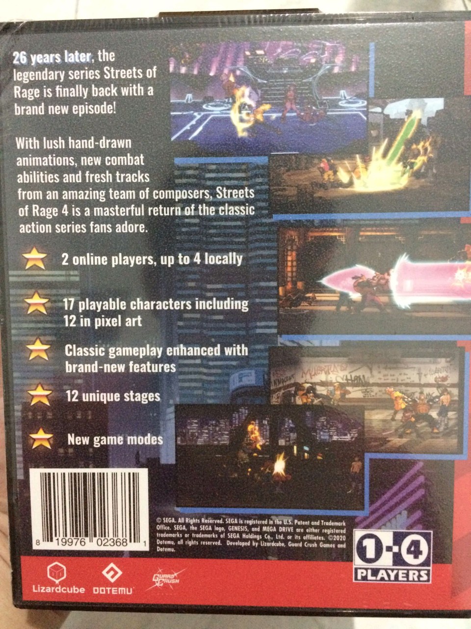 ps4 Streets of Rage 4 Classic Edition - limited run games