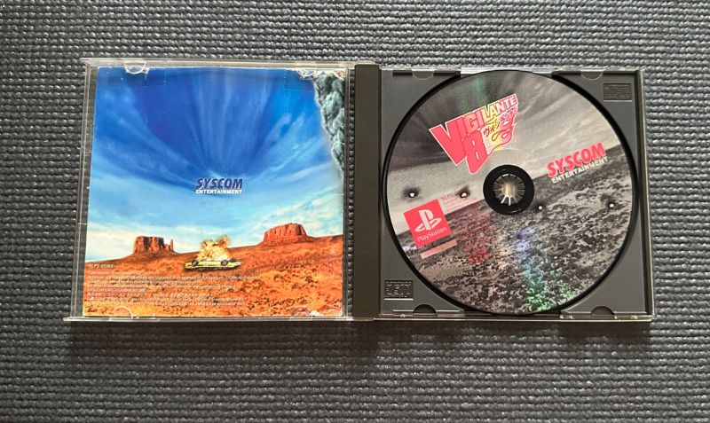 Game ps1 vigilante 8 Jap