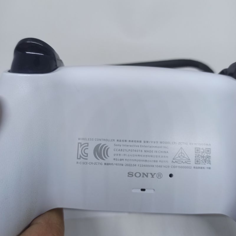 DualSense DS5 Controller Joystick PS5 Copotan Original Mesin White Putih