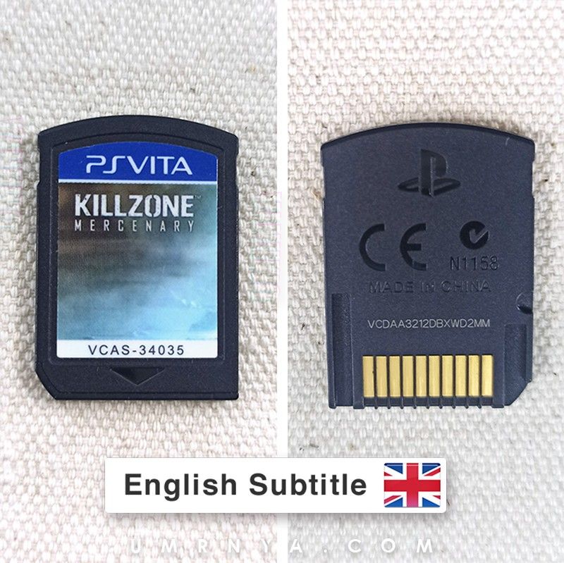 Kaset Game PSVita Killzone Kill zone Mercenary PS Vita Cartridge Games Playstation