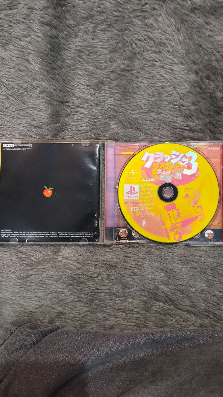 276 Kaset Original PS1 Crash  Bandicoot 3 Wrapped Reg JPN