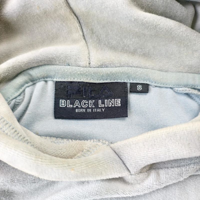 Hoodie Fila Black Line Born in Italy Size S – Streetwear Premium