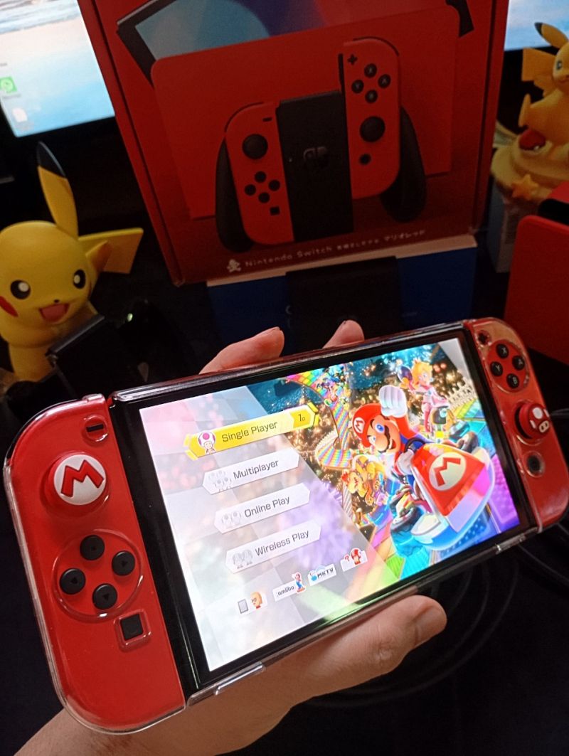 Nintendo Switch Oled CFW, Mario Special Edition 128GB