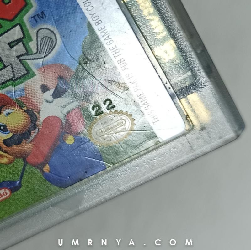 Kaset Original Mario Golf Nintendo Gameboy GBC GBA SP USA Switch RARE