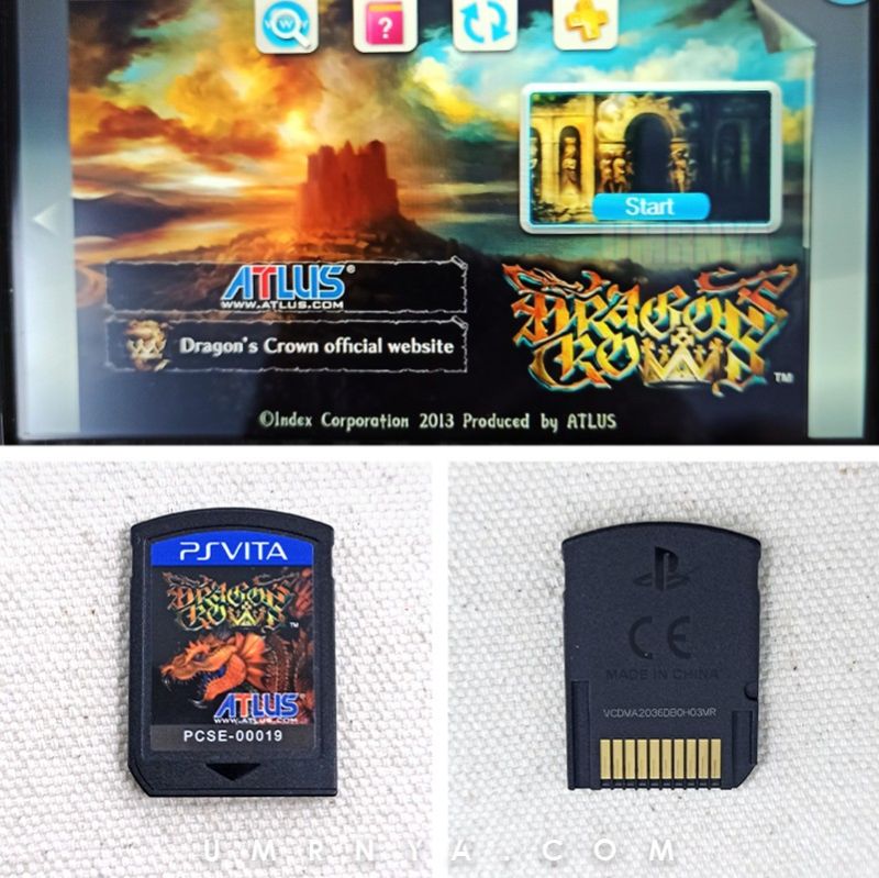 Kaset Original Dragon's Crown Dragon PSVita PS Vita Playstation