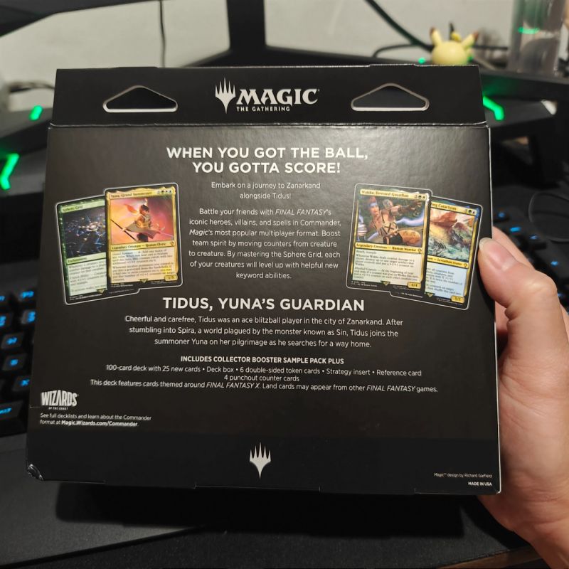 Magic the Gathering Final Fantasy X Commander Deck