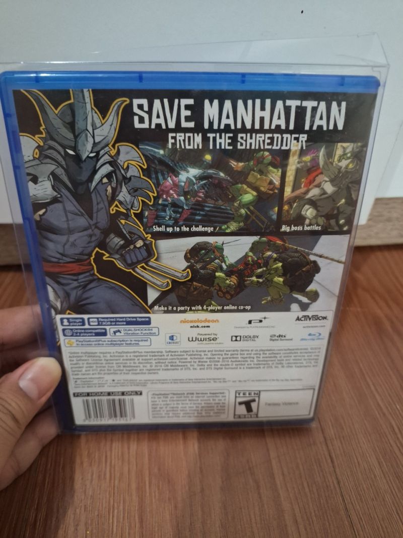 TEENAGE MUTANT NINJA TURTLES MUTTAN IN MANHATTAN PS 4