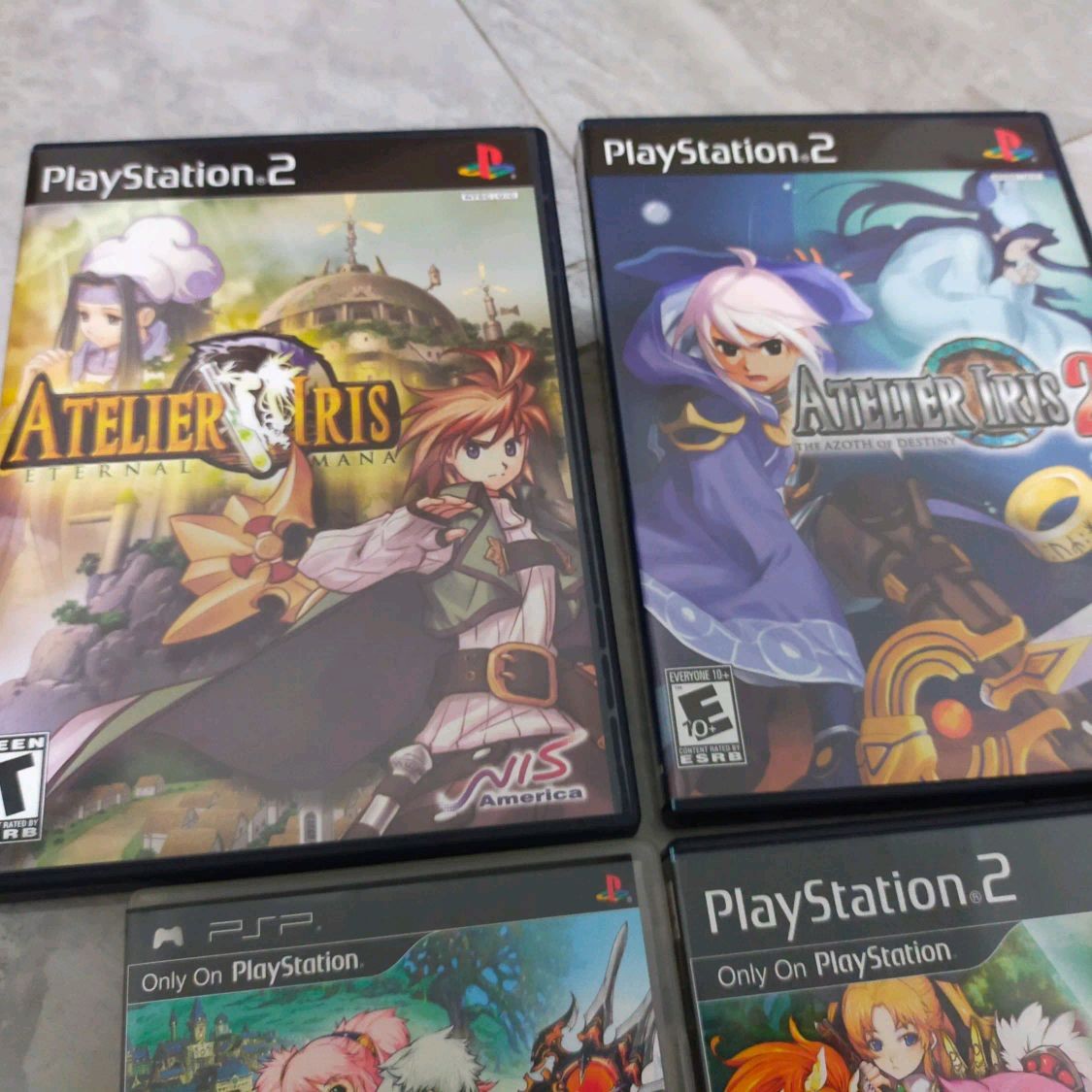 atelier iris 1 & 2 + mana khemia 1 & 2