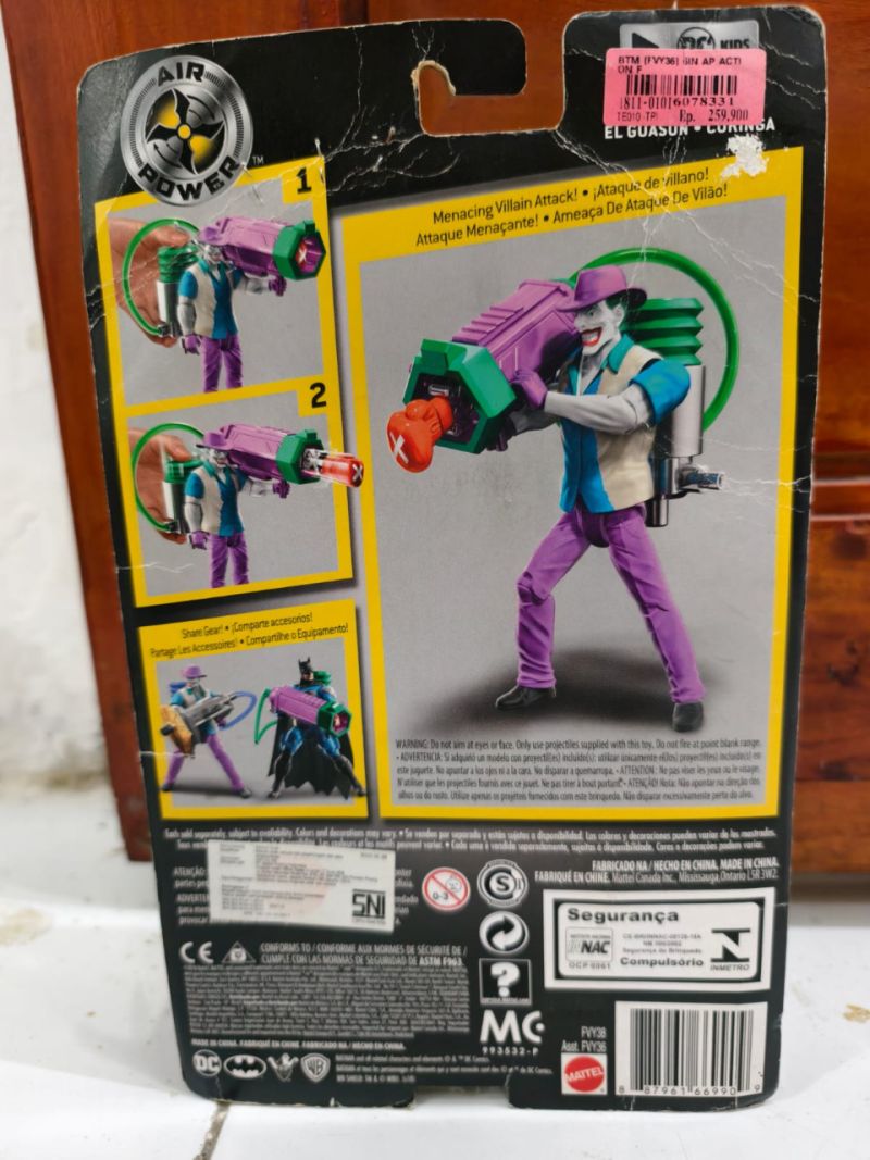 The Joker Batman Missions Air power 6 inch Original Mattel