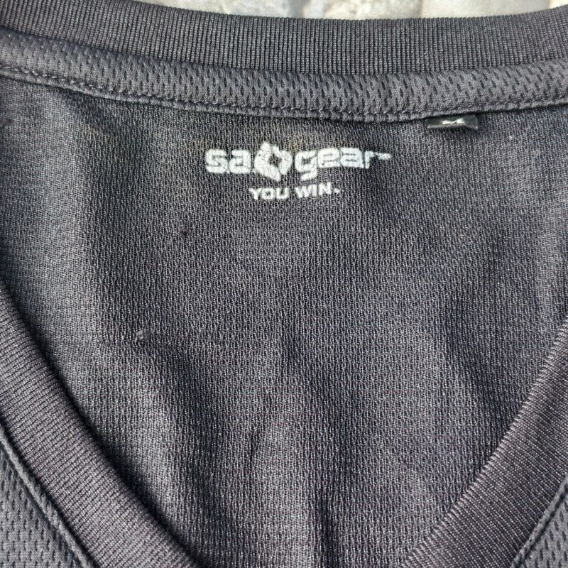 Sport Tank Top SaGear Black Mesh Breathable Training Jersey