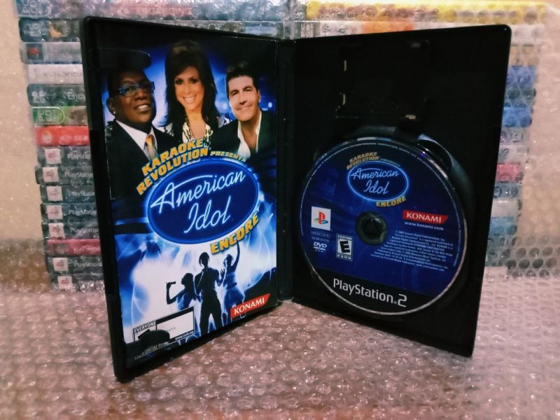 Game PS2 Original Karaoke Revolution American Idol Encore US