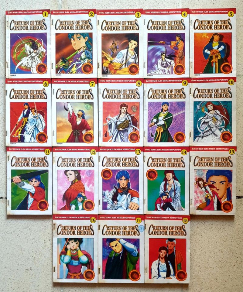 Komik Legend Of The Condor Heroes+Return Condor Heroes+Hina Kelana Tamat Semua. Lukman Ariwibowo