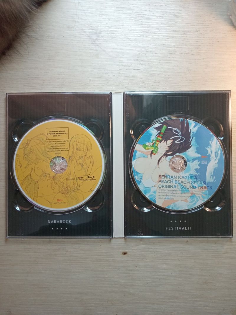 Senran Kagura Peach Beach Splash - Nararock Festival Soundtrack CD Bluray