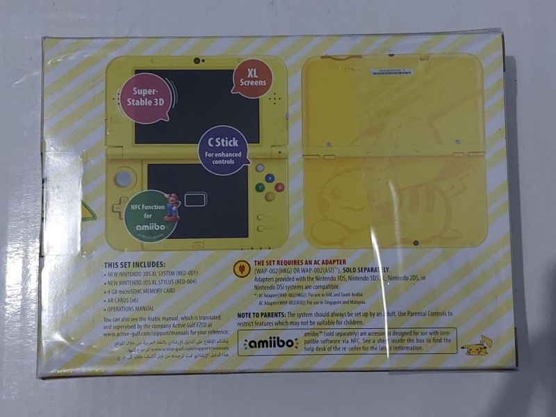 New Nintendo 3DS XL Pikachu Yellow Edition