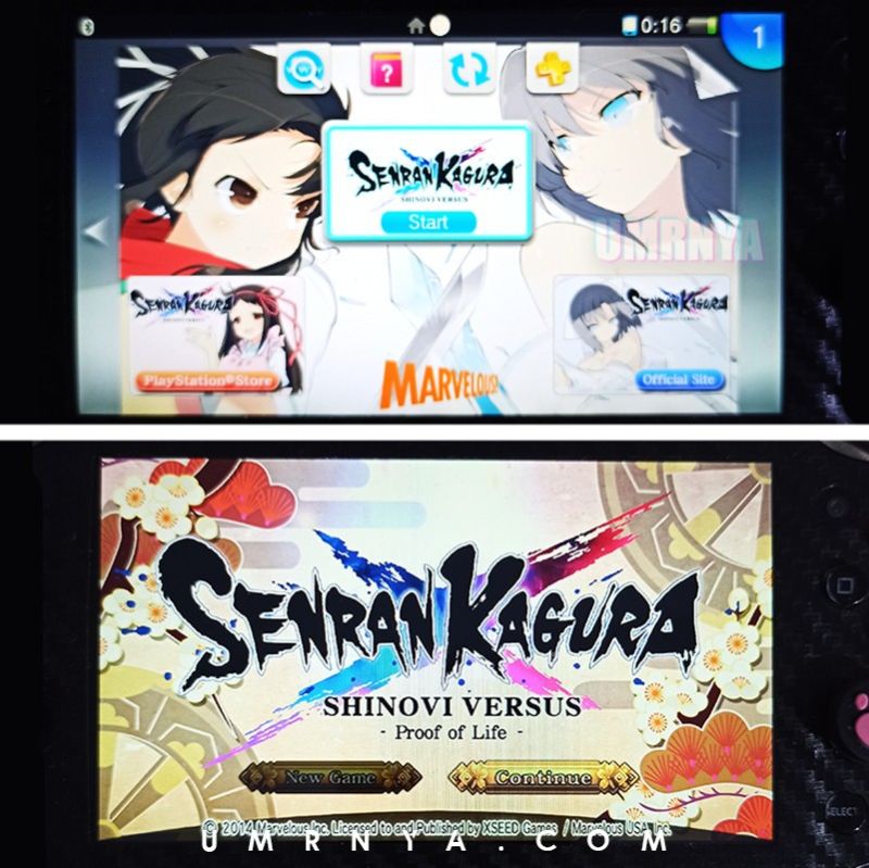 Kaset Original PSVita CD Senran Kagura Shinovi Versus PS Vita game