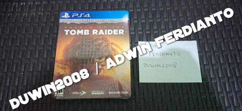 PS4 Playstation 4 - Shadow Of The Tomb Raider Definitive Edition - Croft Steelbook Limited Edition