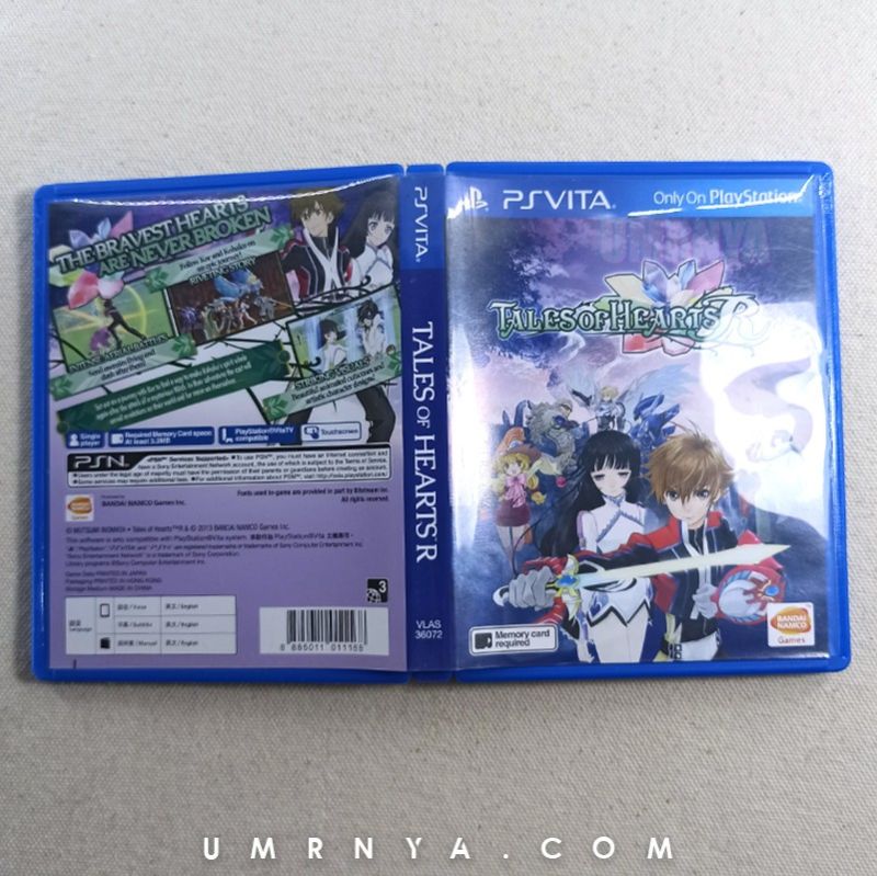 Kaset Ps Vita Tales Of Hearts R PSVita Games Playstation Tale HeartsR