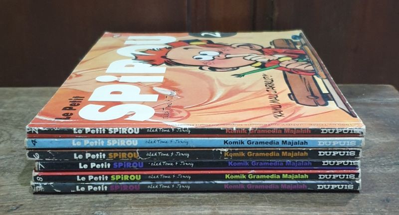 Komik Lebar Spirou+Spaghetti+Bul&Bil. Total 15 Buku. Dimas Anton