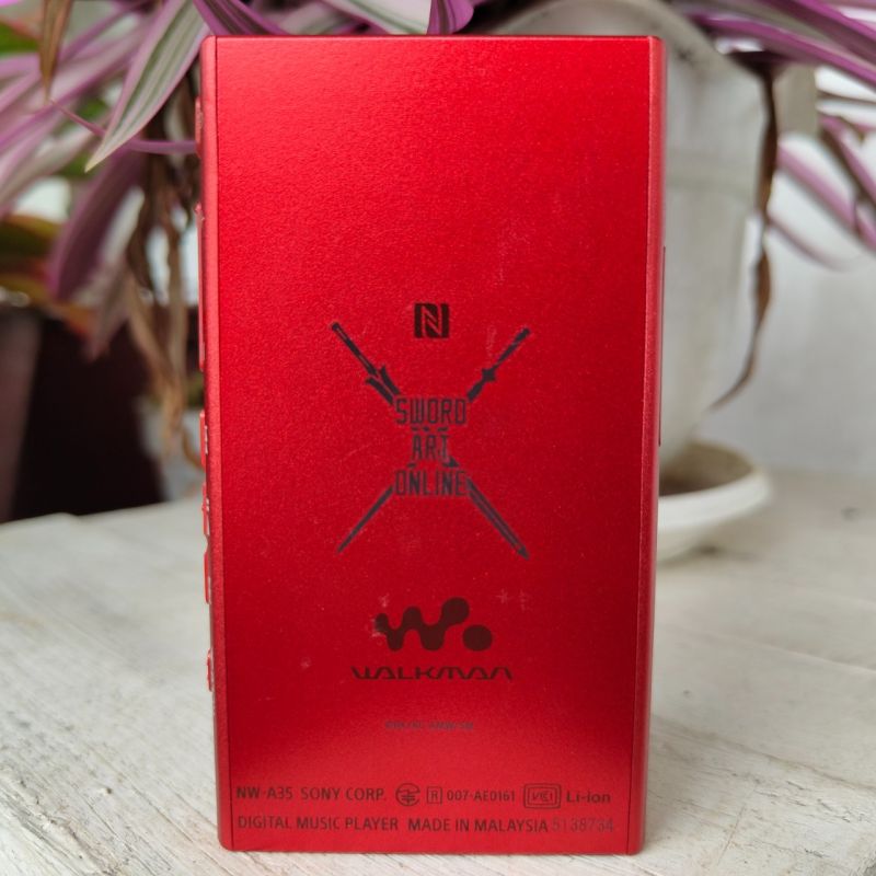 Sony Walkman Nw-A35 Sword Art Online Limited Edition Red