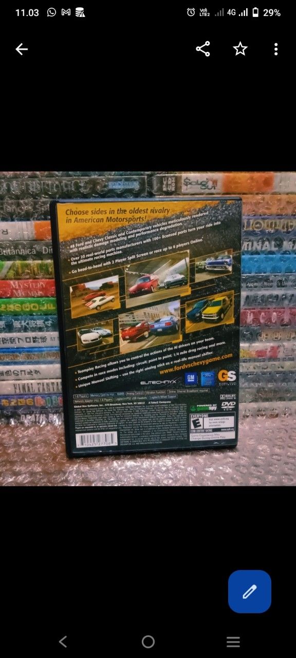 Game PS2 Original Ford VS Chevy US