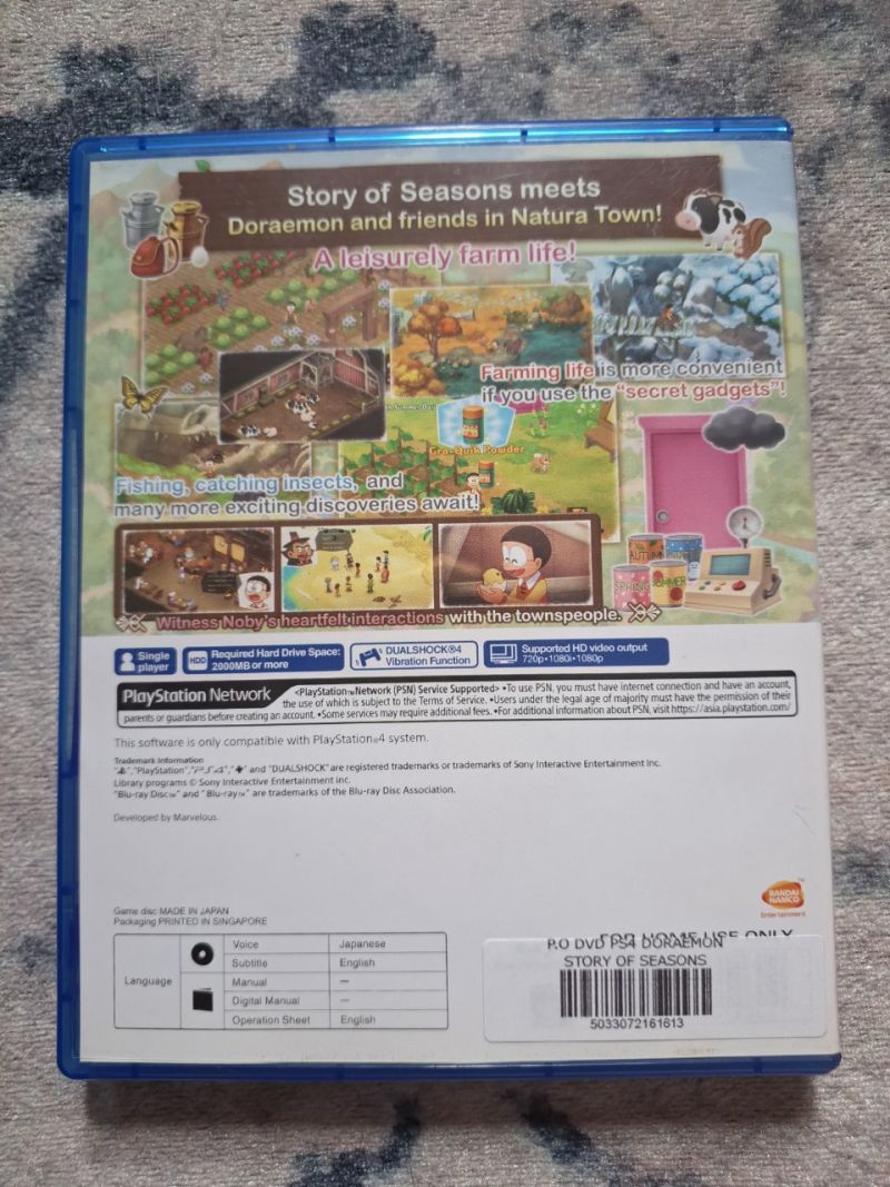 DORAEMON STORY OF SEASON PS4