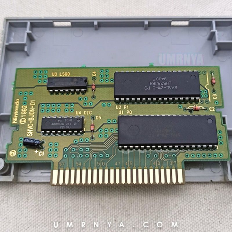 Kaset Game Saturday Night Slam Masters Cartridge SNES Super Nintendo Entertainment System Games
