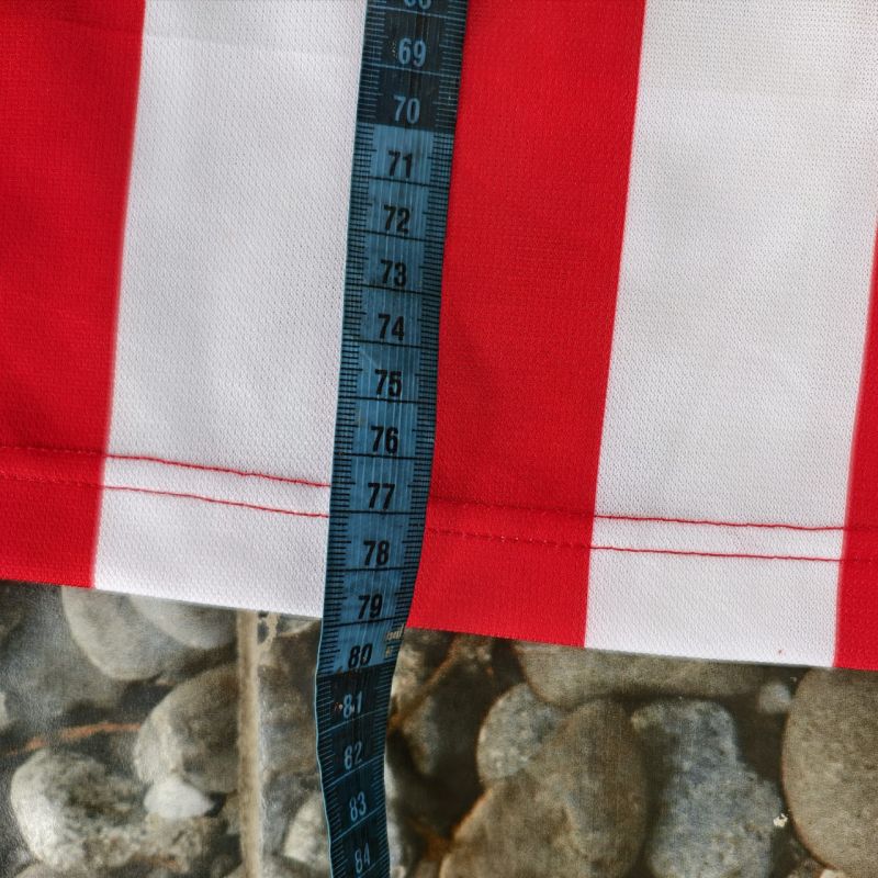 Jersey Stripes Merah Putih Retro – Size LL