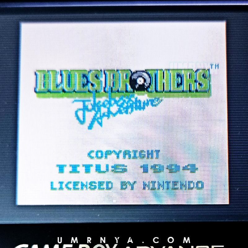 Kaset Gameboy The Blues Brothers Nintendo Game boy DMG GBC GBA Cartridge
