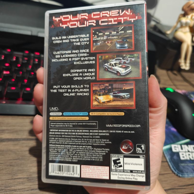 PSP Game Need For Speed Carbon Own the City