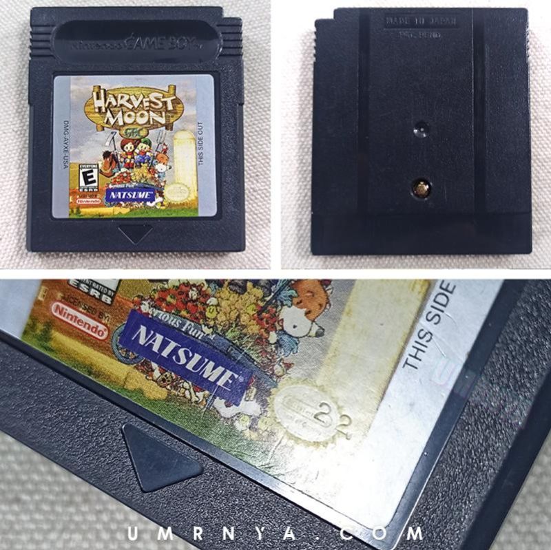 Kaset Original Nintendo Harvest Moon GBC GameBoy Color GBA SP BTN SOS