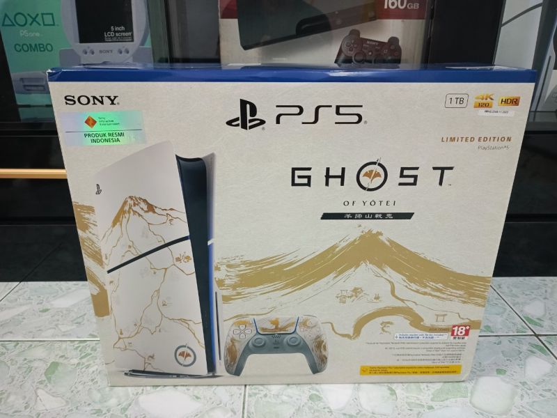Ps5 Slim Disc Ghost of Yotei limited edition BNIB Garansi resmi indonesia
